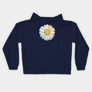 Water Colour Daisy Kids Hoodie